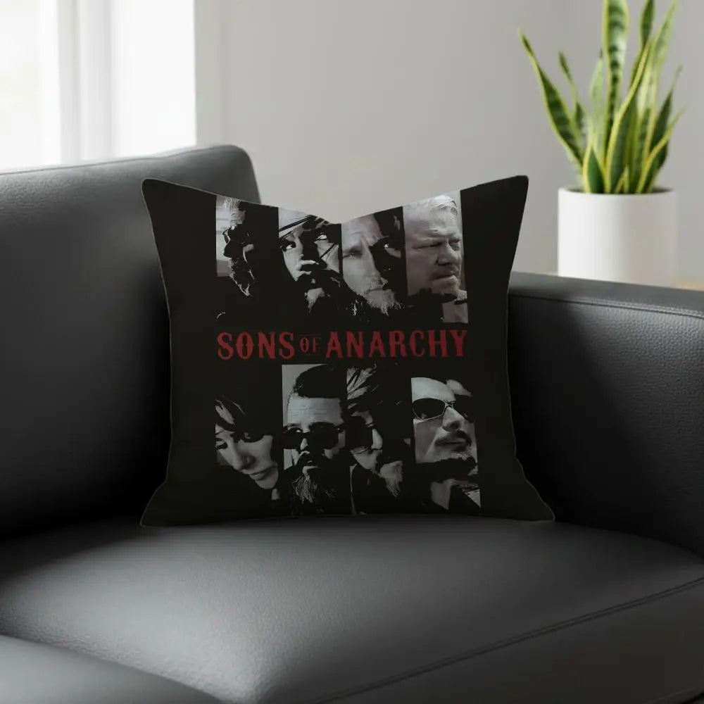 Sons of Anarchy Linen Cushion Cover | Sofa & Bedroom Decor Decorative Cushion Cover Axl White6 50X50cm