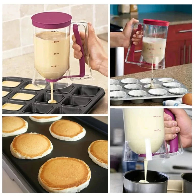 900ml Batter Dispenser – Pancakes, Cupcakes & Waffles Batter Dispenser Axl