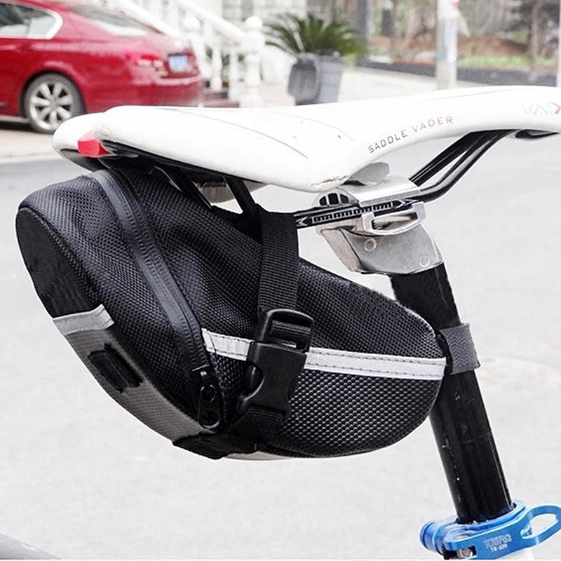 Waterproof Nylon Bike Seat Bag – Rear Saddle Tool Pouch Bicycle Seat Bag Axl