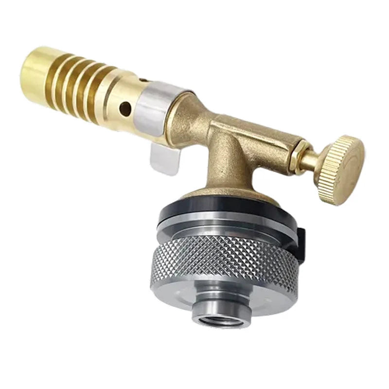 Flat to Gas Cylinder Adapter – Camping Butane Torch Converter Gas Cylinder Adapter Axl