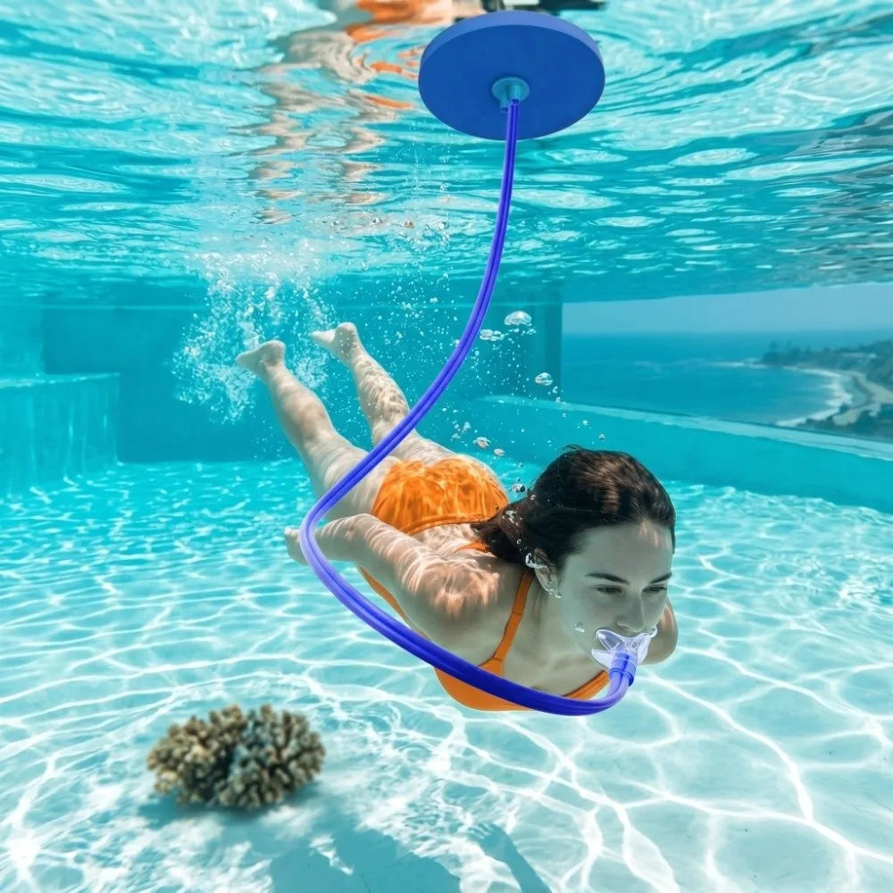 Double Tube Silicone Diving Snorkel Breathing Tube 1.5–4.5m Diving Snorkel Tube Axl
