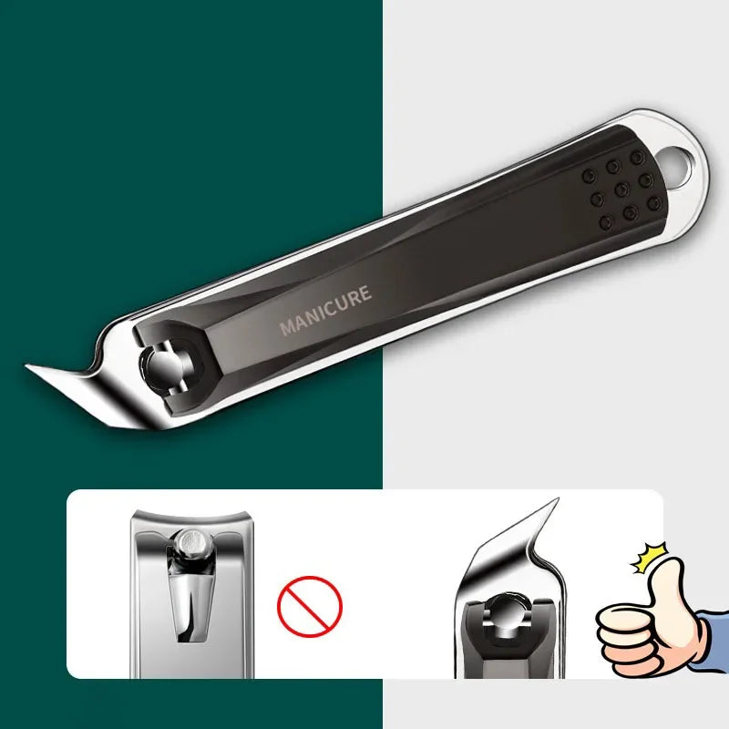 CMGF Large Diagonal Nail Clipper – Stainless Steel Pedicure Tool Nail Clipper Axl