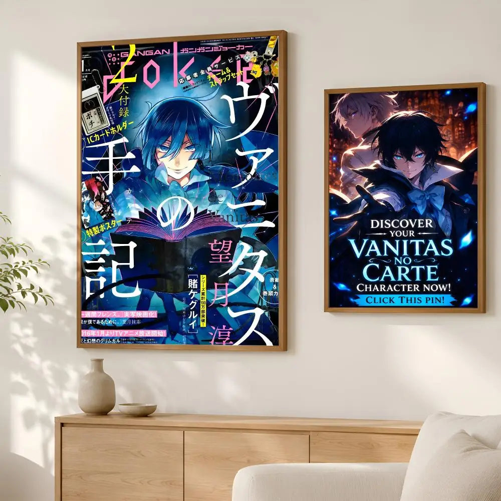 Case Study of Vanitas Poster – HD Self-Stick Wall Art Decor Anime Wall Poster Axl