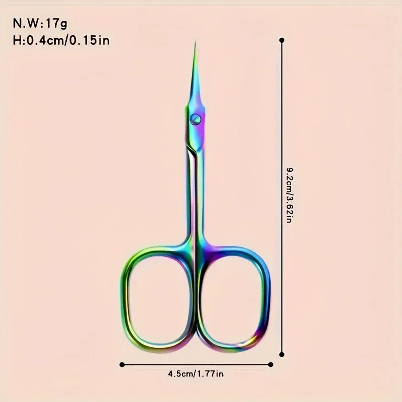 Precision Stainless Steel Cuticle Scissors – Comfort Grip Cuticle Scissors Axl
