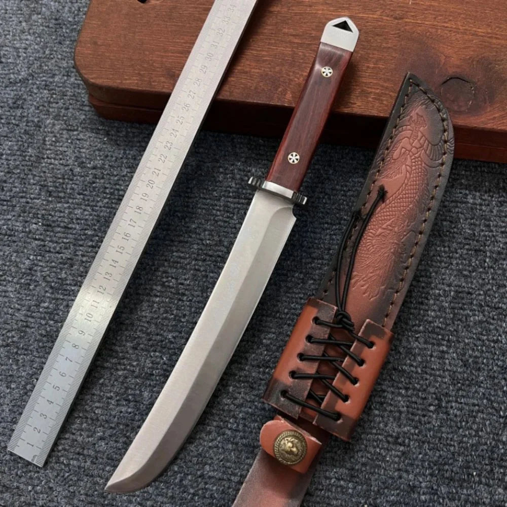 Japanese Chef's Knife – Stainless Steel Cleaver & Wood Handle Chef's Kitchen Knife Axl 1pcs
