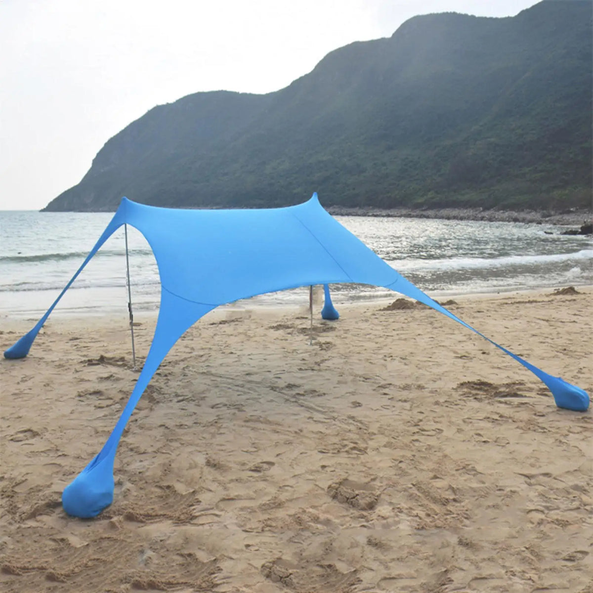 Beach Sunshade Canopy – UV Blocking Portable Sun Shelter Tent Beach Sun Shelter Axl