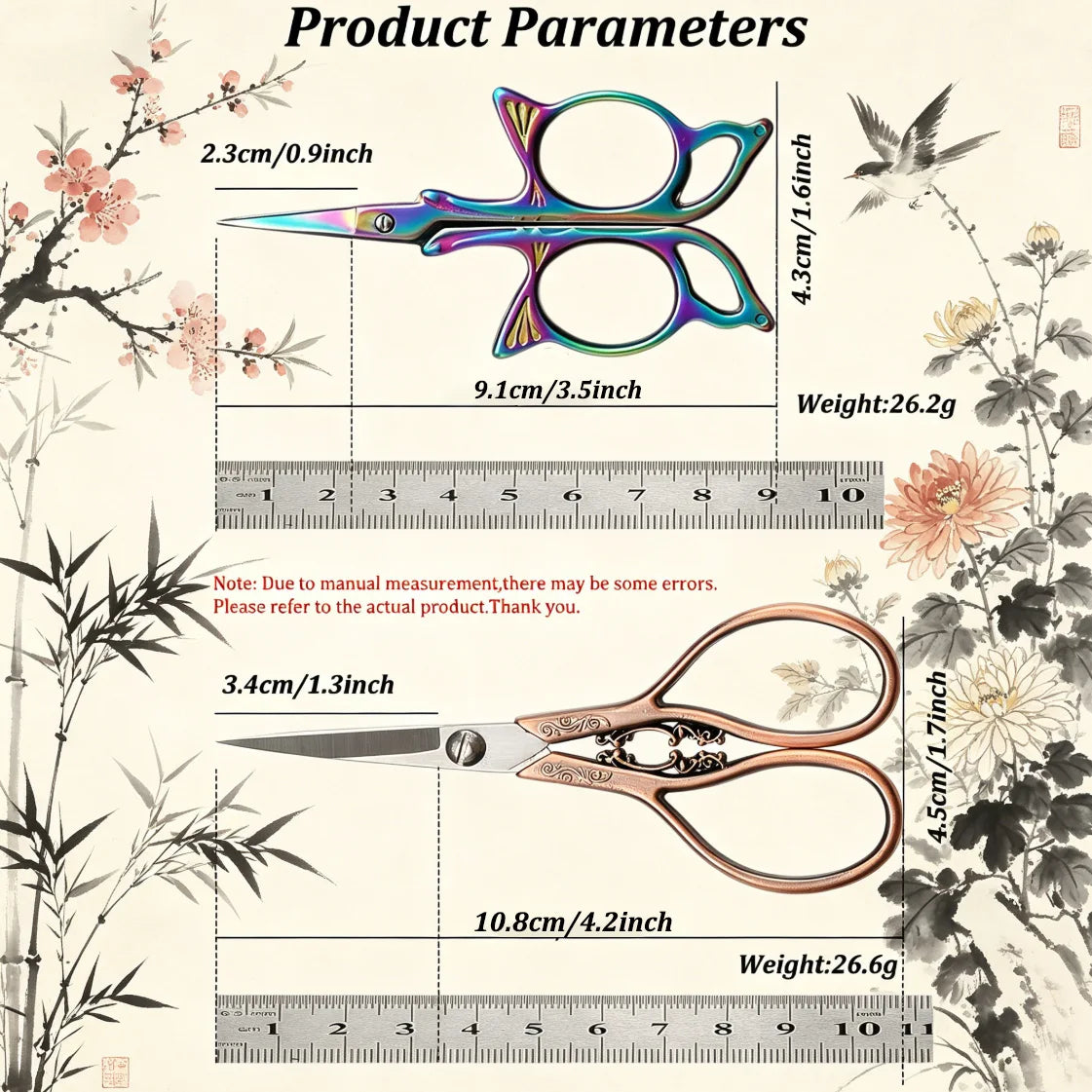 Embroidery Scissors – Stainless Steel Tailor Sewing Scissors Embroidery Scissors Axl
