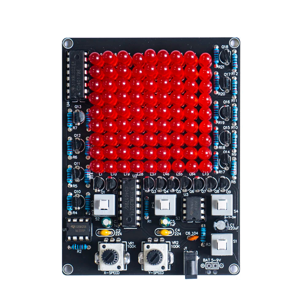 DIY LED Tracking Light Soldering Kit – X/Y-Axis Adjustable DIY Electronics Kit Axl