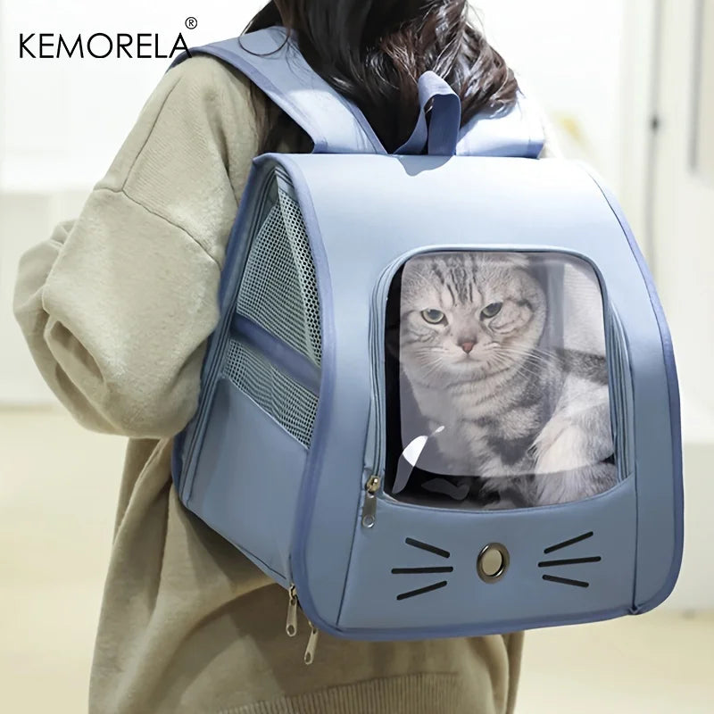 KEMORELA Transparent Pet Carrier Backpack | Airline Approved Pet Carrier Backpack Axl
