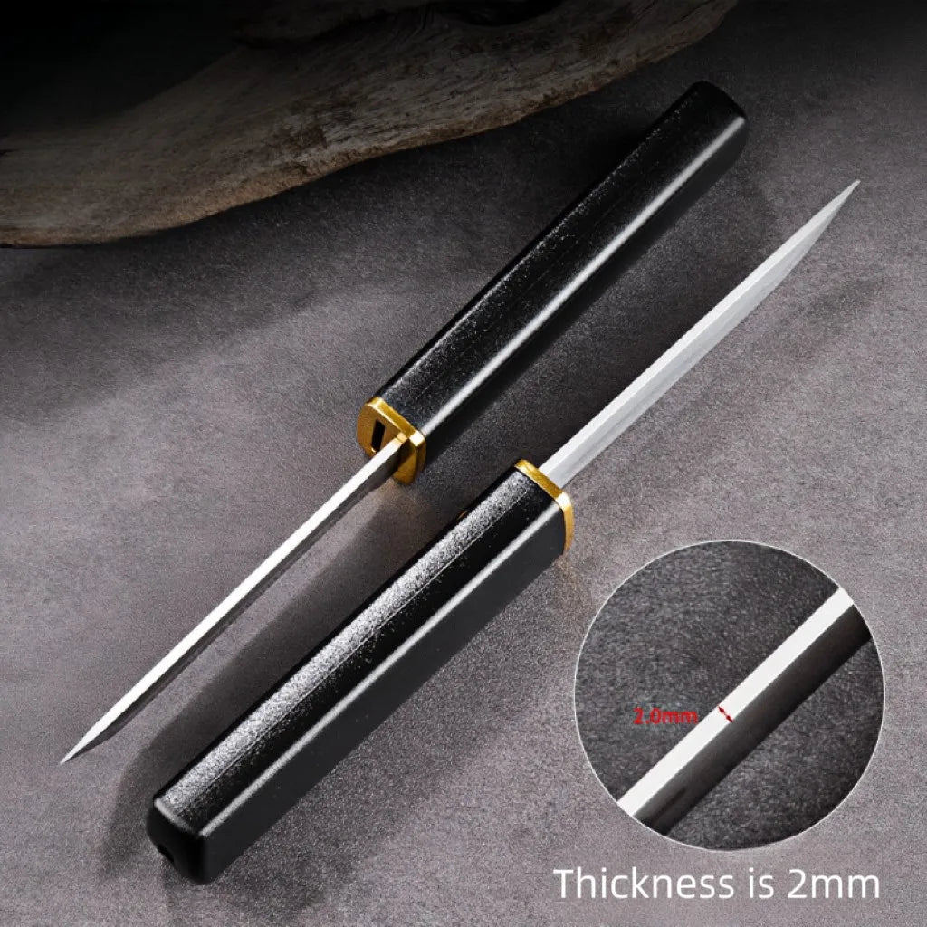 Stainless Steel Fixed Blade Utility Knife – Outdoor & Kitchen Fixed Blade Knife Axl