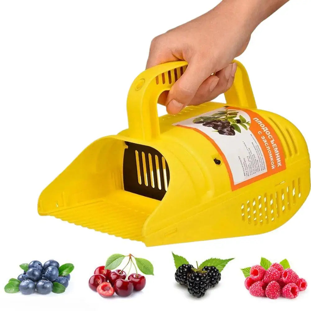 Blueberry Picker Rake – Lightweight Fruit Harvester Scoop Tool Fruit Picker Tool Axl