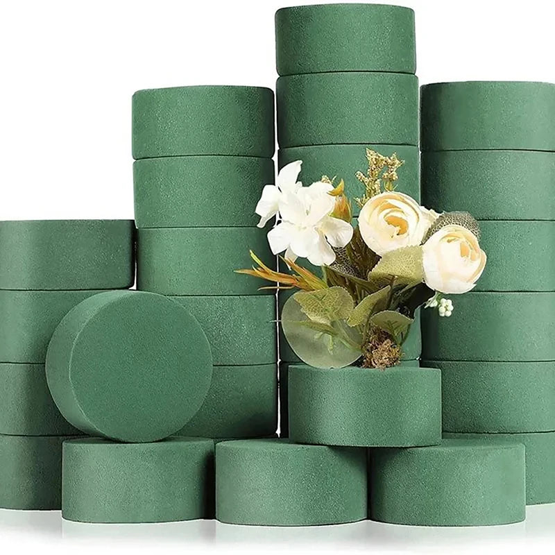 Wet Floral Foam Cylinder – DIY Wedding Flower Arrangement Block Floral Foam Block Axl