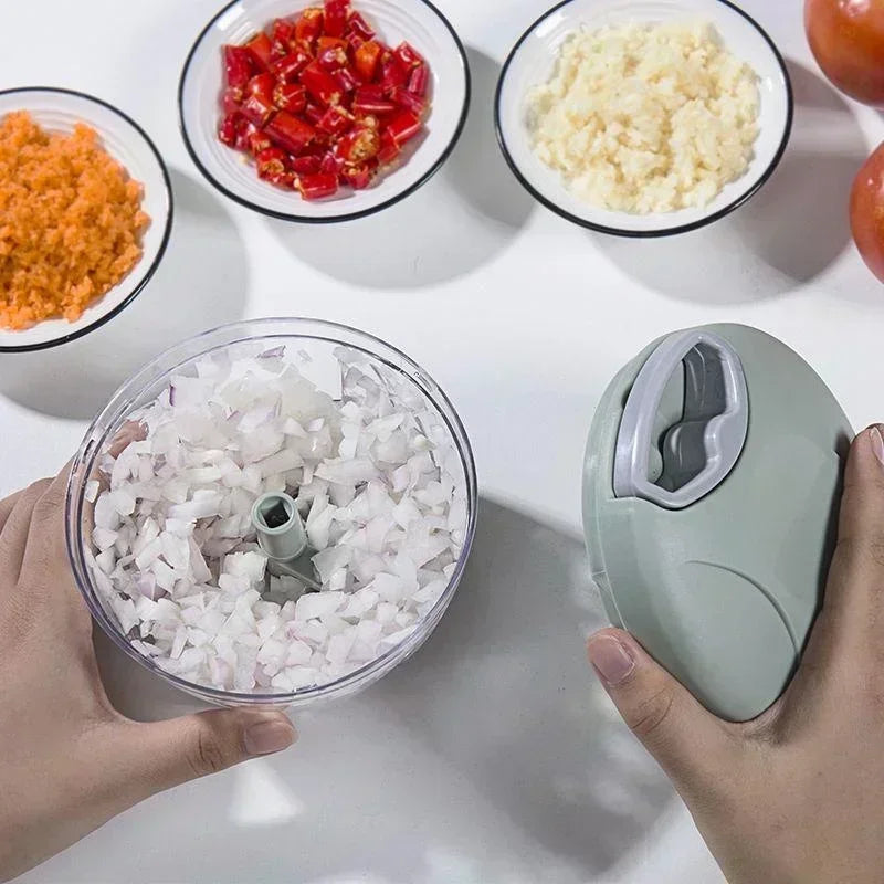 Manual Garlic Press & Multi-Function Vegetable Chopper Garlic Press Chopper Axl