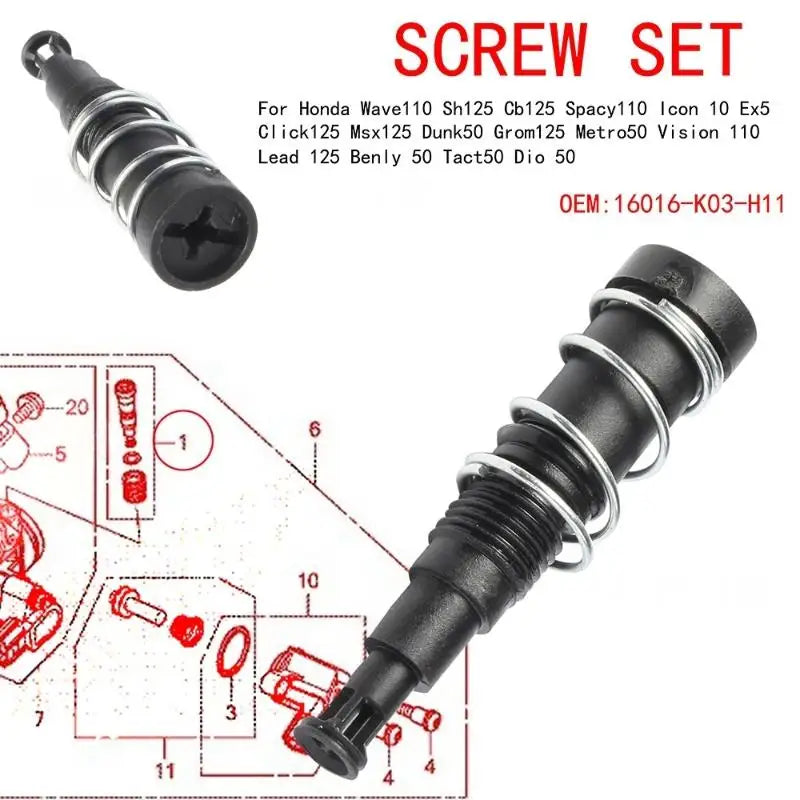 2Pcs Throttle Body Idle Screw – Honda Wave CB125 SH125 Click Motorcycle Engine Parts Axl