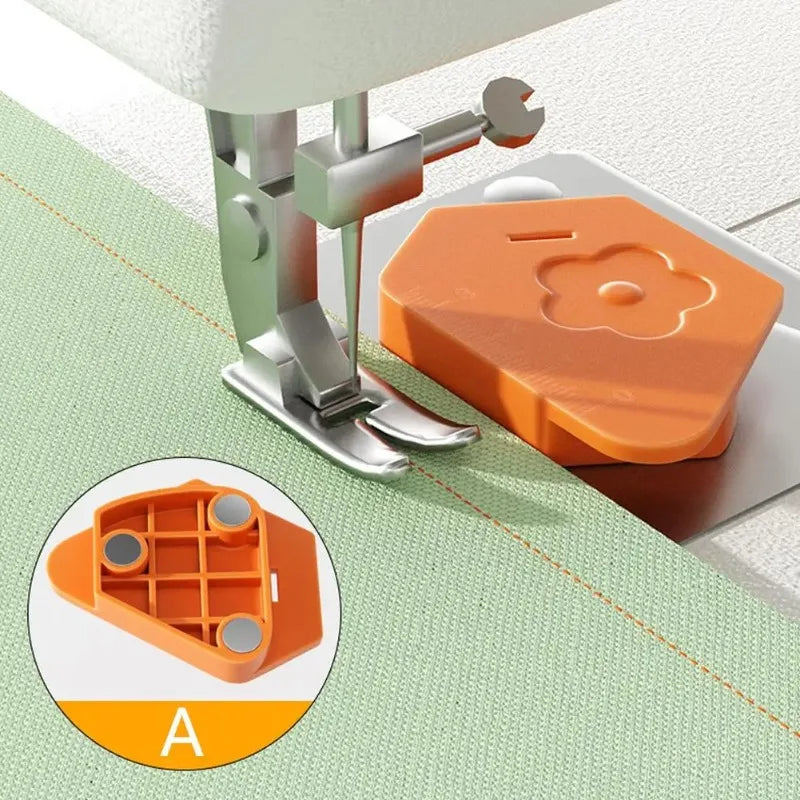 Magnetic Sewing Machine Positioner – Polygonal Edge Guide Sewing Positioner Axl Orange