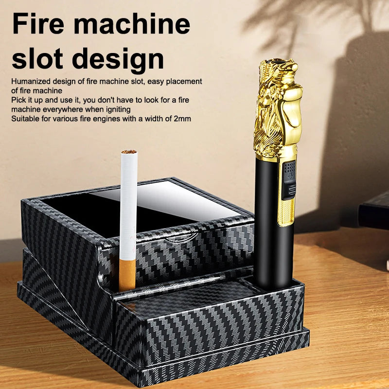 Auto-Eject Cigarette Case | 40-Capacity Portable ABS Dispenser Cigarette Dispenser Case Axl