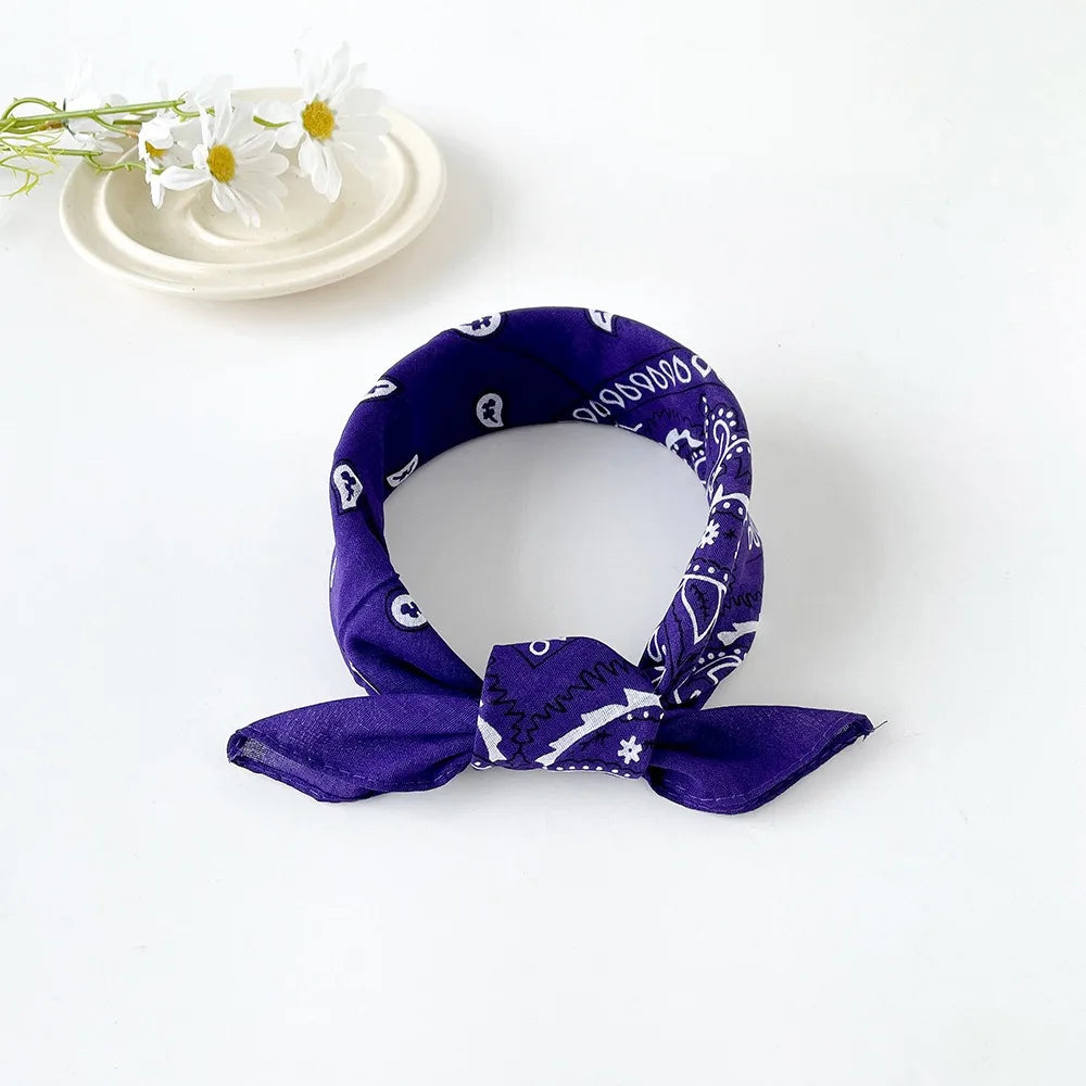 Women's Cashew Print Square Scarf – Hair Band & Headband Printed Square Scarf Axl style 20