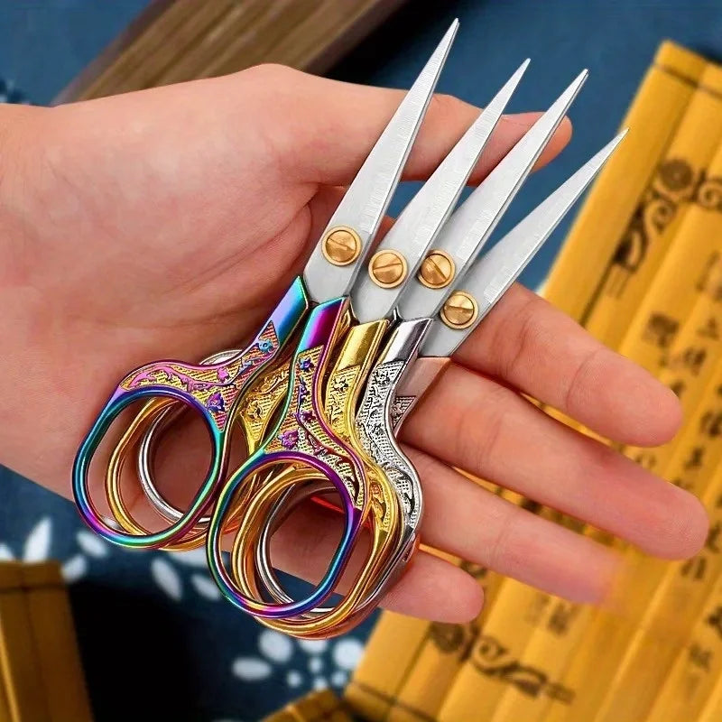 Retro Embroidery Scissors – Stainless Steel Tailor Shears Embroidery Scissors Axl