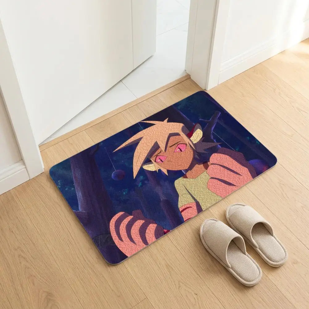 Kipo Wonderbeasts Diatomite Bath Mat – Quick Dry & Anti-Slip Diatomite Bath Mat Axl White3 30x45cm