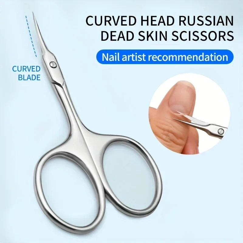 Professional Cuticle Scissors – Stainless Steel Nail & Brow Tool Cuticle Scissors Axl