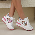 Women's Lace-Up Wedge Sandals – Breathable Casual Sport Shoes Women's Wedge Sandals Axl Pink 40
