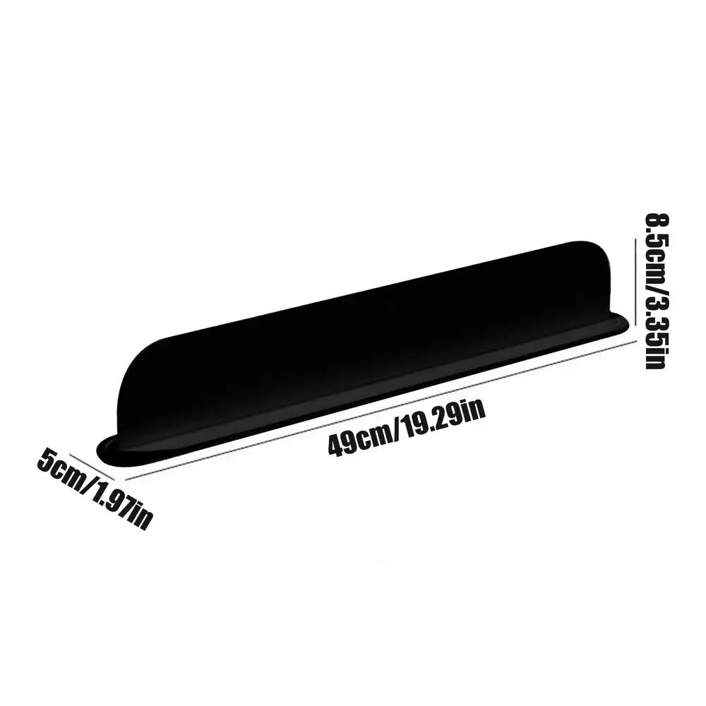 Silicone Sink Splash Guard – Kitchen & Bathroom Water Barrier Sink Splash Guard Axl Black