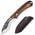 Forged Meat Cleaver & Boning Knife – Full Tang Sandalwood Kitchen Knife Axl Knife cover