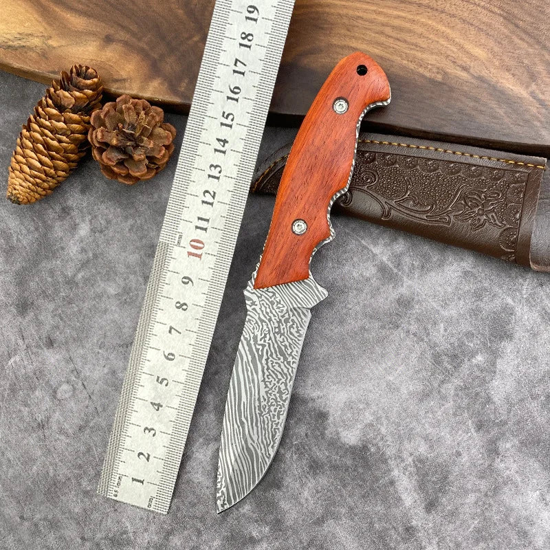 Hand Forged Butcher Knife with Sheath – 10.5" Stainless Steel Butcher Knife Axl