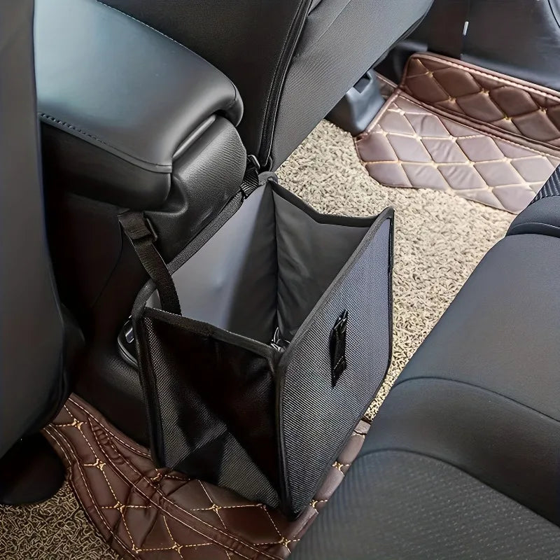 Car Hanging Trash Can – Folding Oxford Cloth Storage Bag Car Organizer Bag Axl