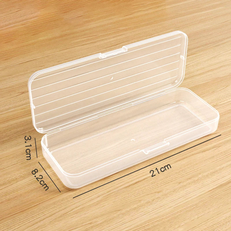 Transparent Makeup Brush Organizer – Large Capacity Storage Box Cosmetic Organizer Box Axl S Transparent