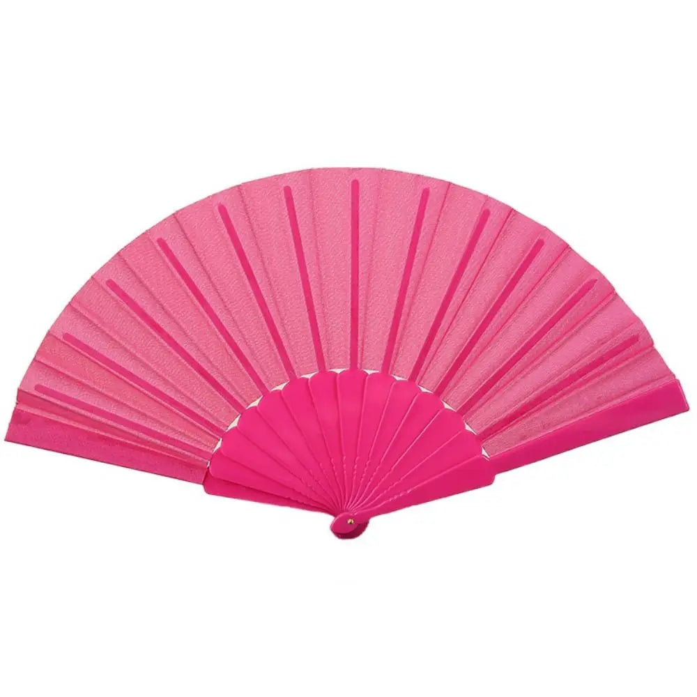 Portable Folding Hand Fan – Weddings, Dance & Cosplay Folding Hand Fan Axl Rose Red