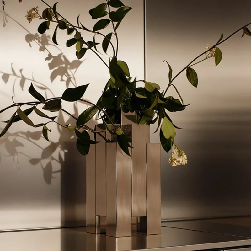Stainless Steel Decorative Vase – Modern Luxury Home Décor Decorative Vase Axl