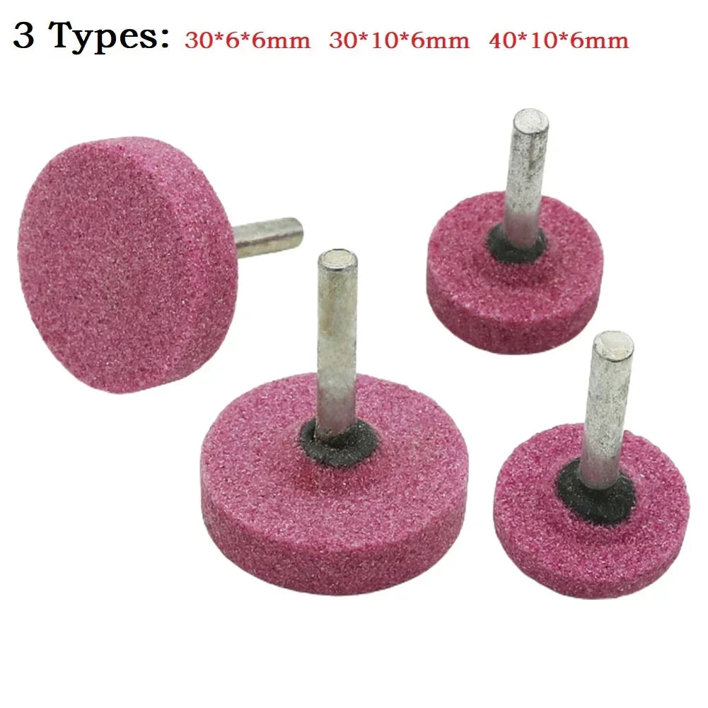 5-Pc Abrasive Mounted Stone Grinding Wheels | 6mm Shank Rotary Tool Rotary Tool Accessory Axl 30x6x6mm China Mainland