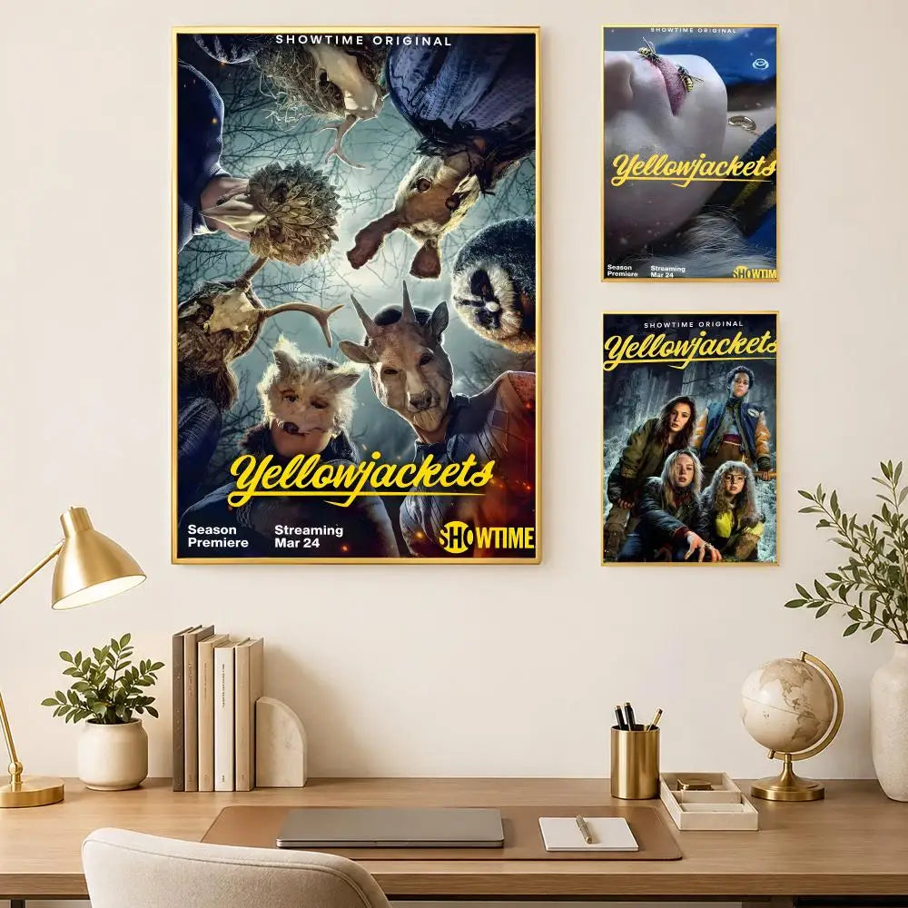 Yellowjackets Show Poster – Self-Stick Waterproof HD Wall Art Wall Art Poster Axl