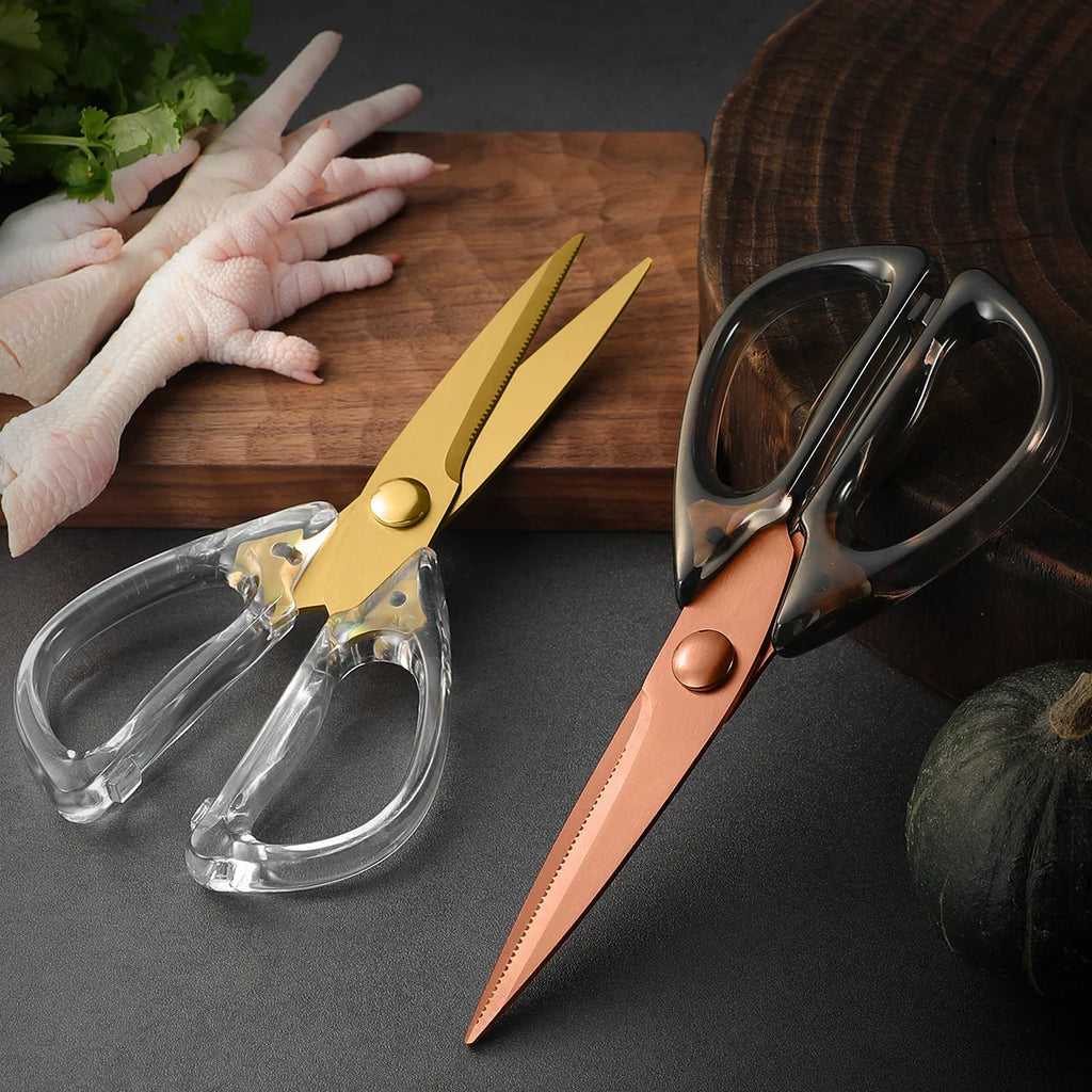 SHENJIU Kitchen Scissors – Sharp Meat & Vegetable Shears Kitchen Scissors Axl