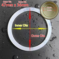Food Grade Silicone Sealing Ring – Leak-Proof Cup Gasket Silicone Cup Gasket Axl 47x36x2mm