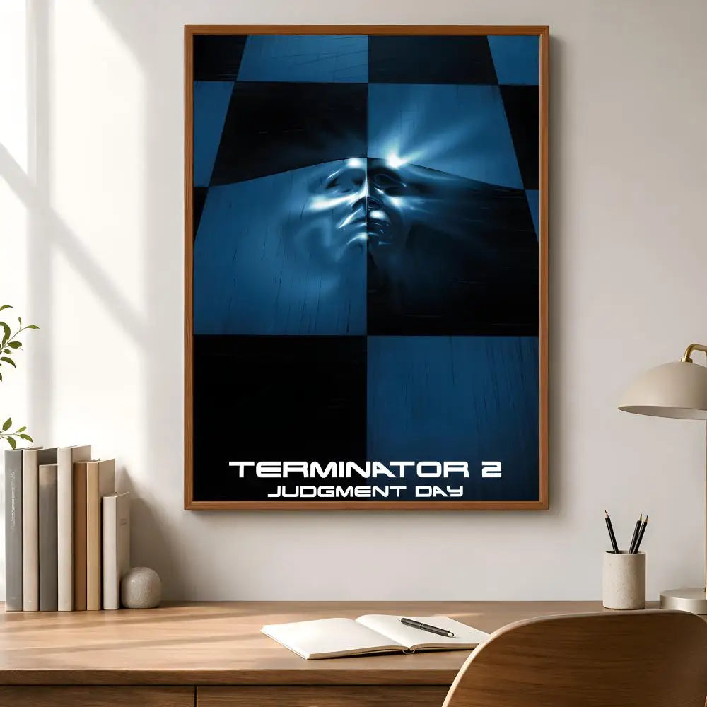 Terminator Movie Poster Waterproof Peel-and-Stick PVC Wall Art Wall Poster Axl