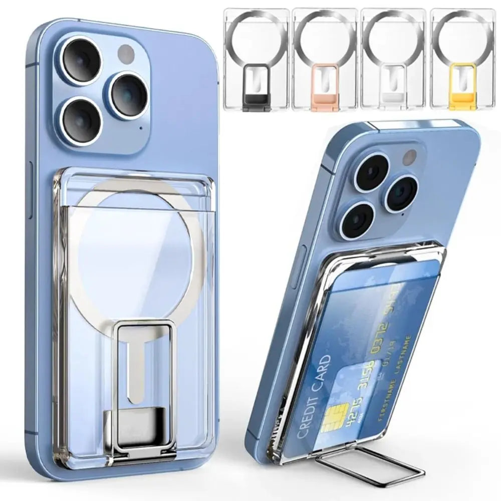Magnetic Phone Wallet Card Holder & Kickstand – MagSafe Phone Wallet Kickstand Axl