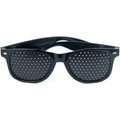 Pinhole Glasses – Anti-Fatigue Eye Exercise Eyewear | Black Pinhole Eyewear Axl black