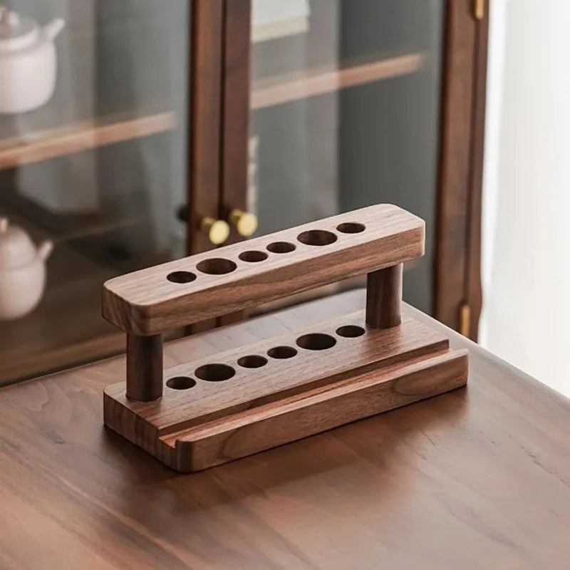 Solid Wood Tea Six Gentlemen Rack | Kung Fu Tea Ceremony Set Tea Ceremony Rack Axl