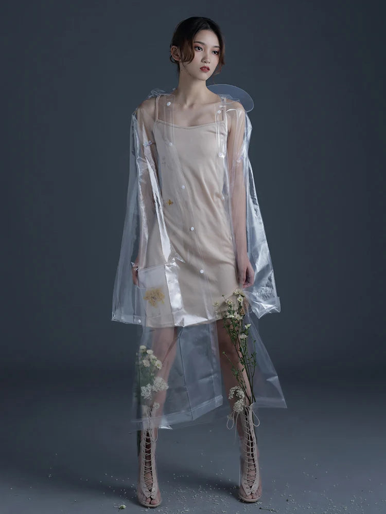 Clear Waterproof Raincoat – Transparent Plastic Rain Poncho Waterproof Rain Poncho Axl