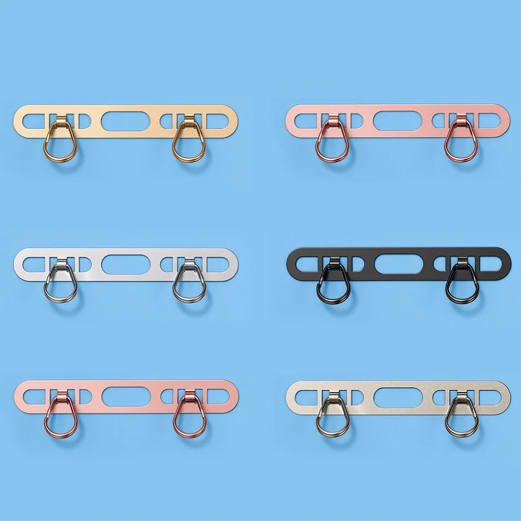 Stainless Steel Phone Lanyard Patch Clip | Metal Gasket Connector Phone Lanyard Connector Axl