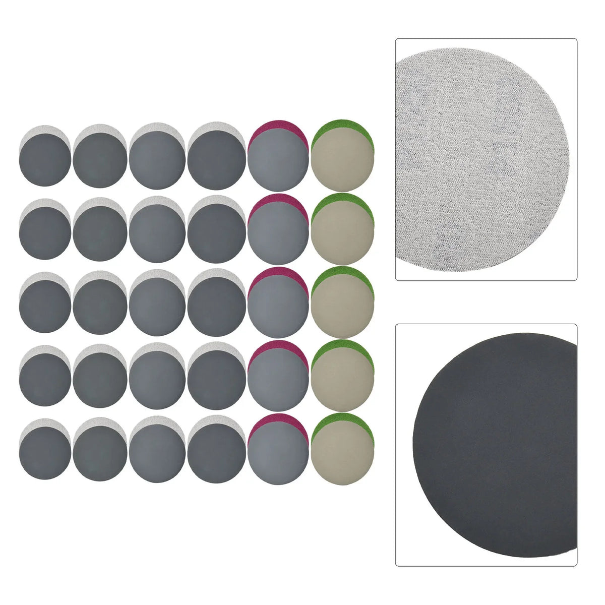 60-Pc 3 Inch Sanding Discs 800–3000 Grit | Wet & Dry Kit Sanding Discs Kit Axl