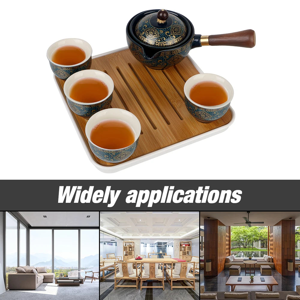 NICEYARD Chinese Gongfu Tea Set – 360° Porcelain Infuser Gongfu Tea Set Axl