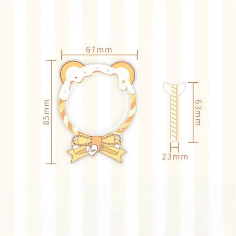 Lollipop Pin Badge Protector – Clear Acrylic Ita Bag Cover Pin Badge Protector Axl