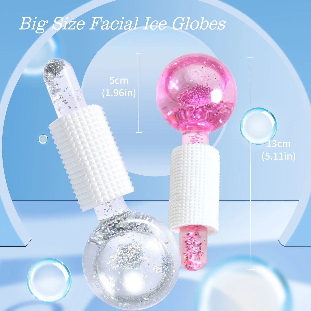 Ice Glass Massage Ball – Facial Cooling Beauty Tool | PLYS Facial Massage Tool Axl