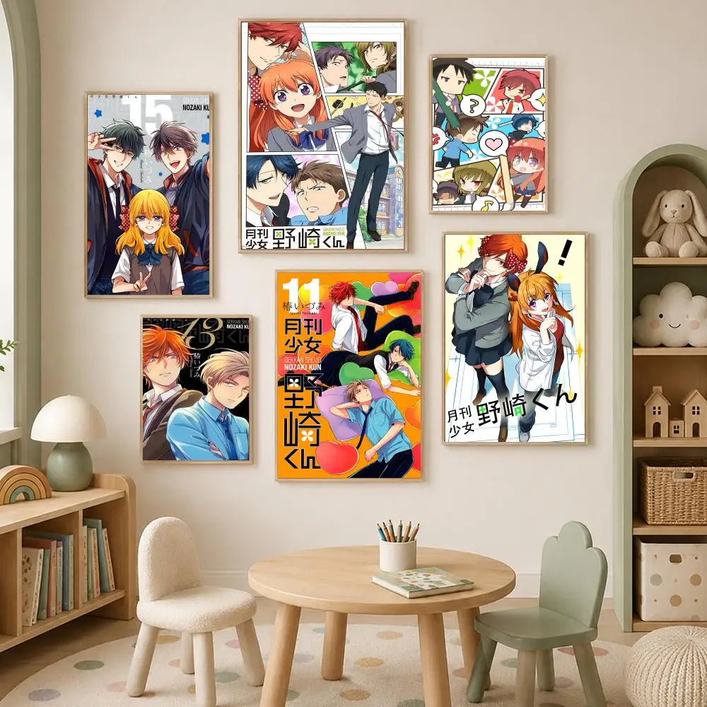 Monthly Girls' Nozaki-kun HD Self-Stick Anime Wall Poster Anime Wall Poster Axl