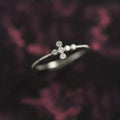 Huitan Cross Ring Women – CZ Pavé Gold & Silver Fashion Ring Fashion Ring Axl T0319 6