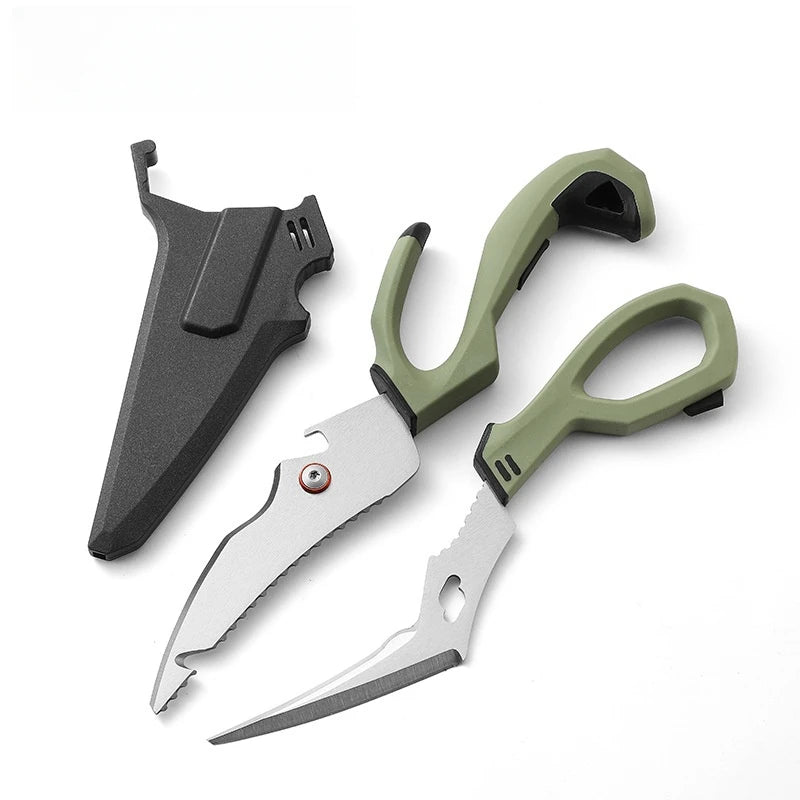 Multi-Function Stainless Steel Kitchen & Fishing Scissors Kitchen Scissors Axl