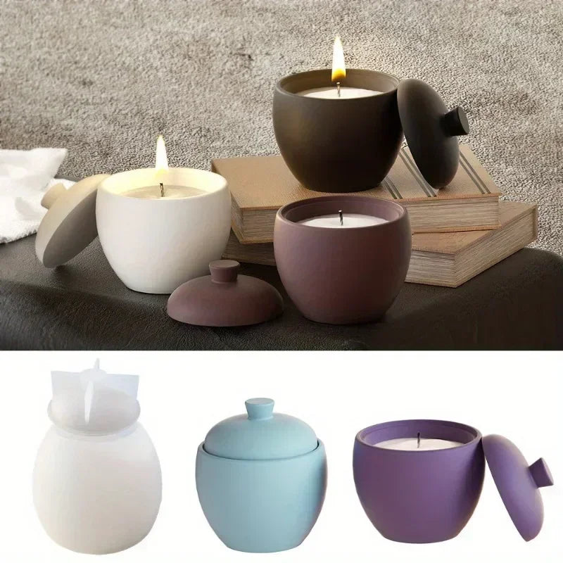 Pear-Shaped Silicone Mould – DIY Candle Cup & Resin Craft Mold Silicone Craft Mould Axl